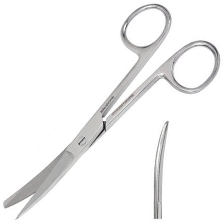 MILTEX INTEGRA Vantage Operating Scissors, 6.5in, Curved with Sharp/Blunt Tip V95-48